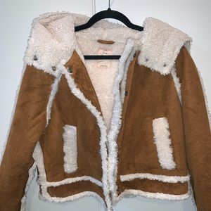 Free People Vegan Exchange Shearling Jacket